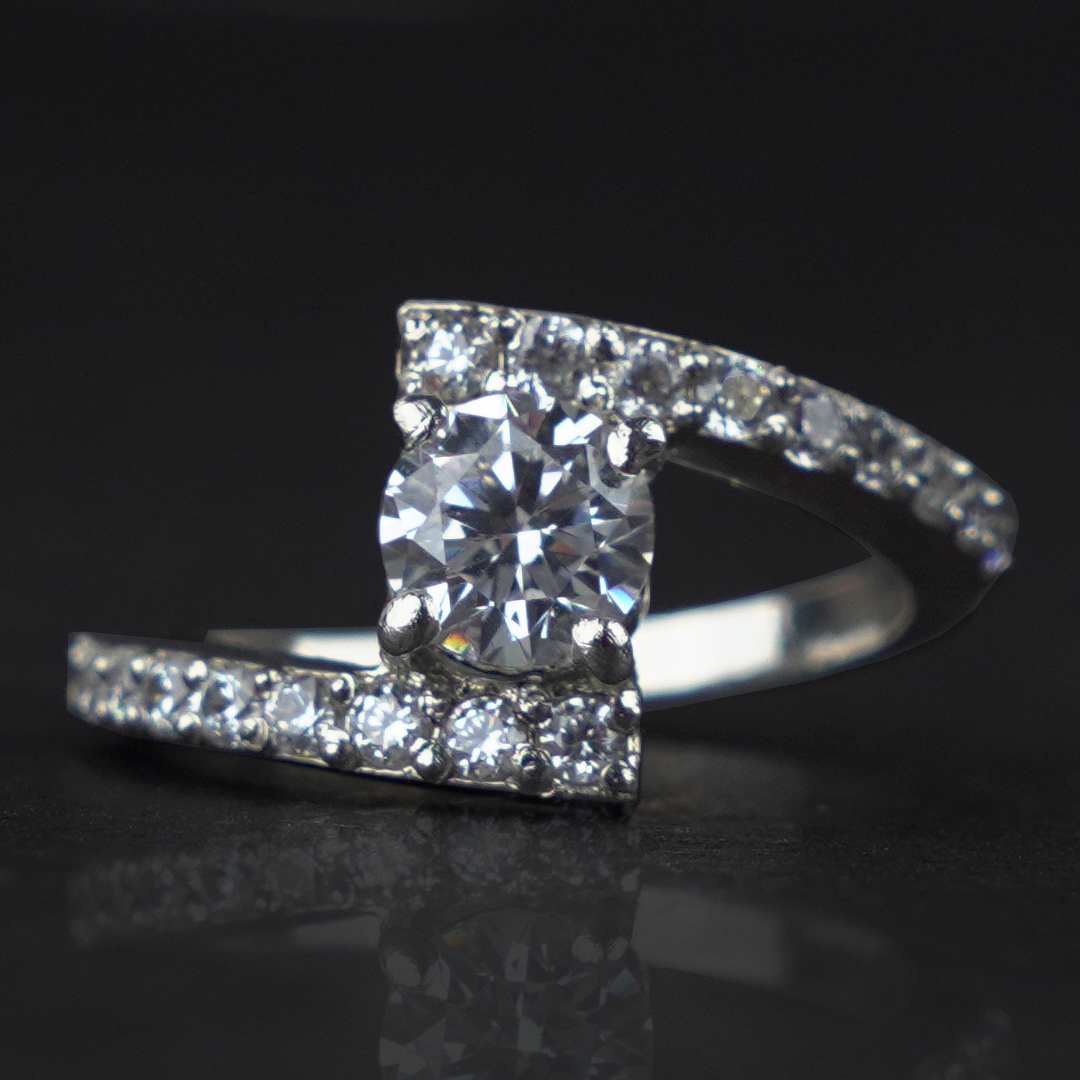 925 Silver Moissanite Ring