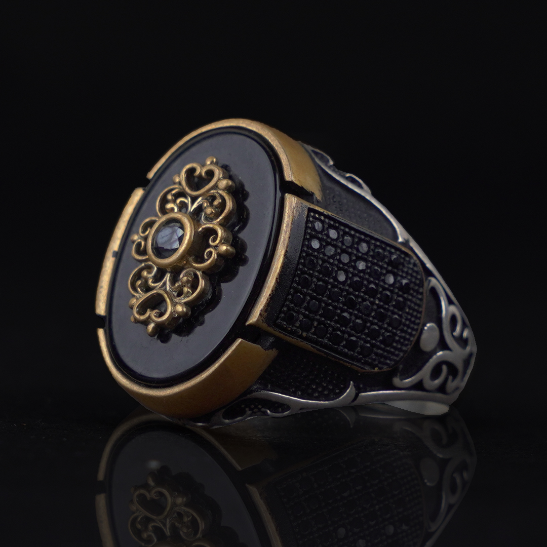 Italian Design Sterling Silver Men's Ring