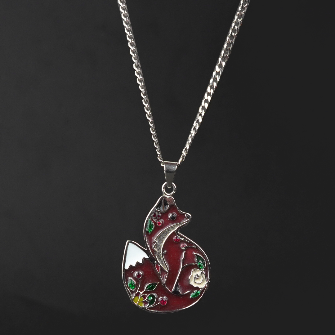 Silver Fox Pendant